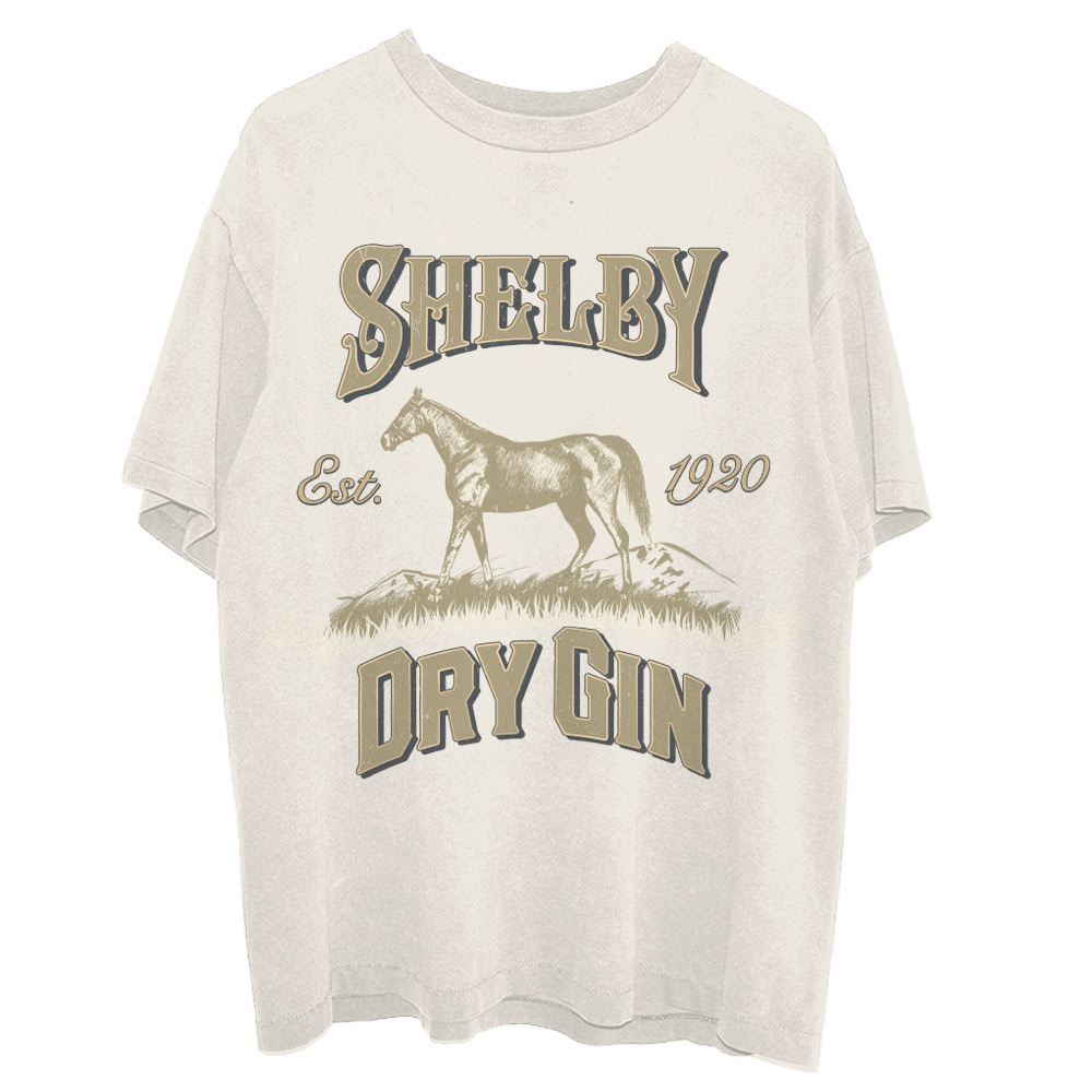 Peaky Blinders - Shelby Dry Gin Tshirt Homme - Crème